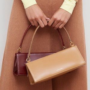 NWT Mansur Gavriel Pencil Bag ✏️ Caramel